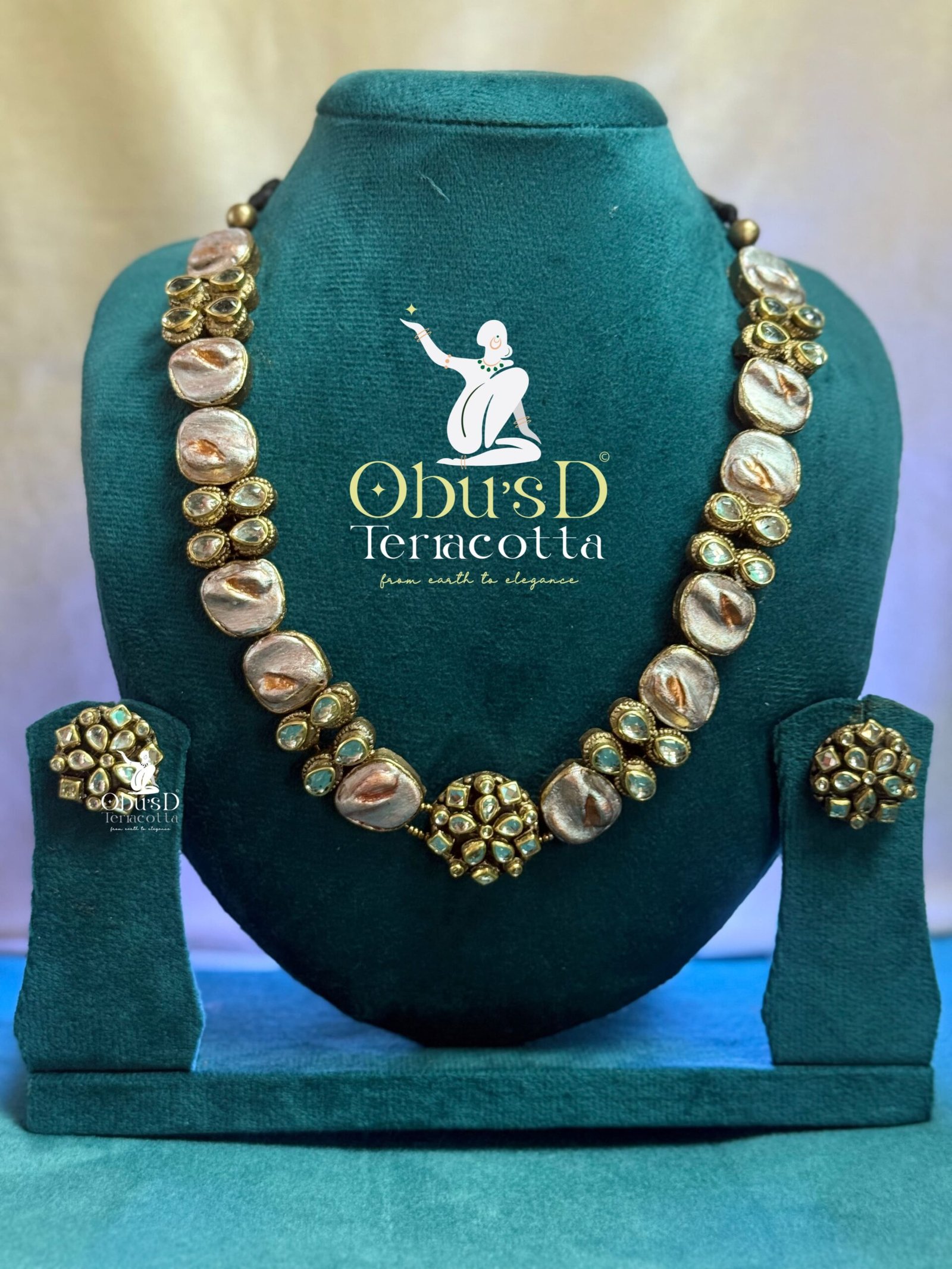 FUSHION KUNDHAN NECKLACE