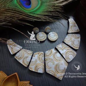 GOLA AND SILVER TERRAMETRIC NECKLACE