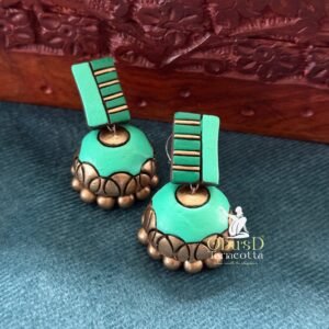 MEDIUM SIZE TERRACOTTA JHUMUKAS MODEL 1