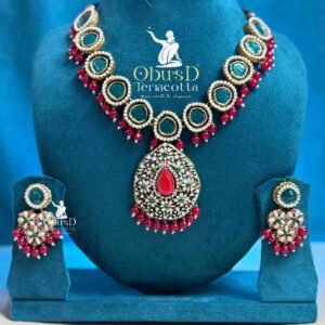 KUNDHAN POLKI MID LENGTH HARAM