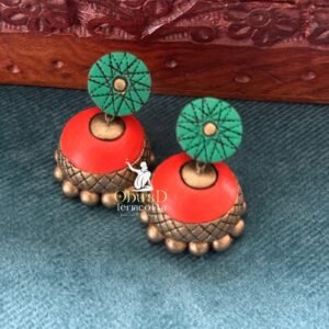 MEDIUM SIZE TERRACOTTA JHUMUKAS MODEL 11