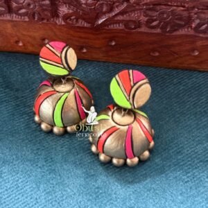 MEDIUM SIZE TERRACOTTA JHUMUKAS MODEL 17