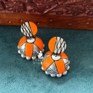 MEDIUM SIZE TERRACOTTA JHUMUKAS MODEL 18