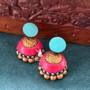 MEDIUM SIZE TERRACOTTA JHUMUKAS MODEL 2