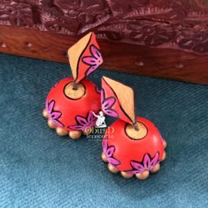 MEDIUM SIZE TERRACOTTA JHUMUKAS MODEL 3