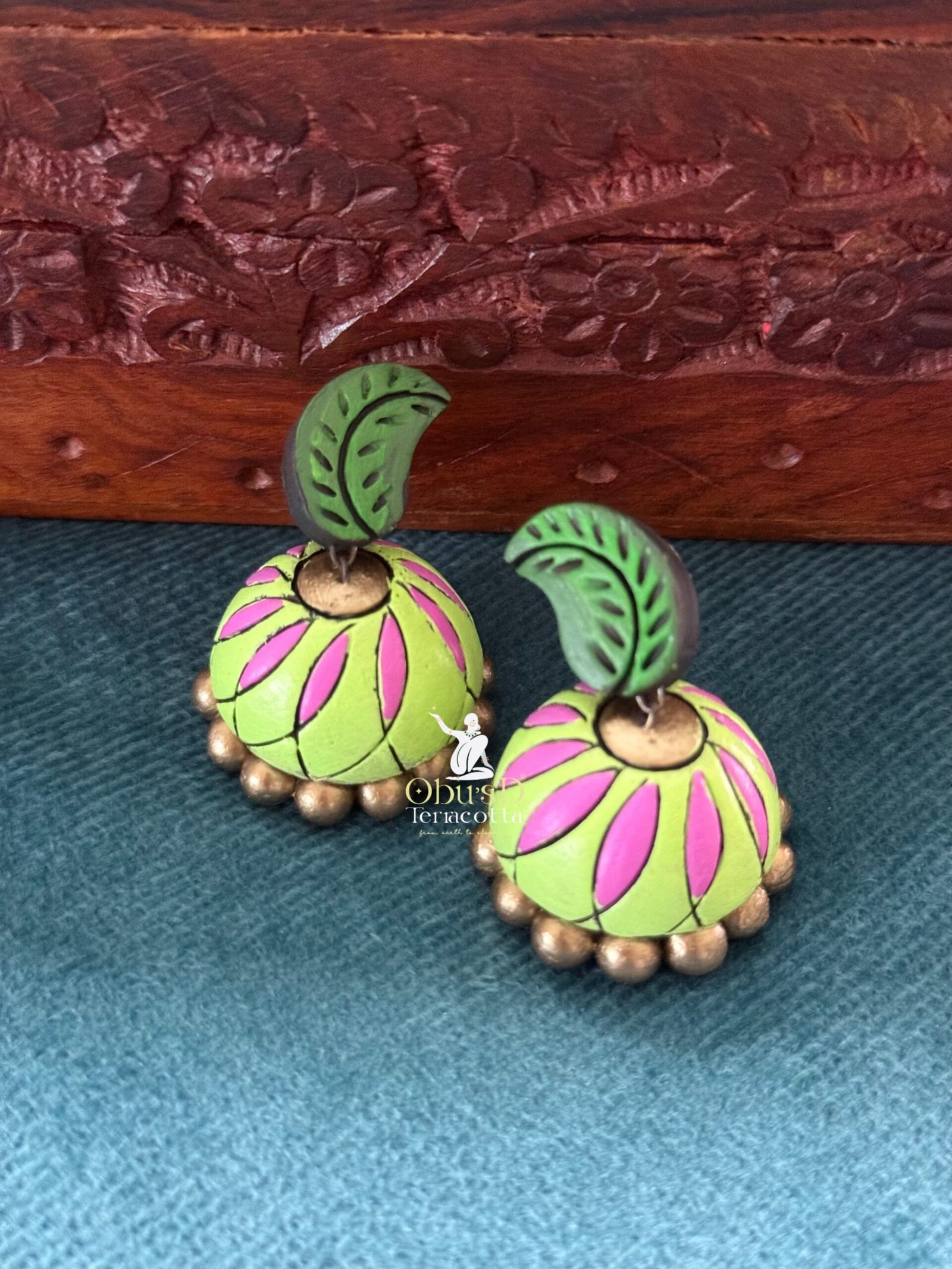 MEDIUM SIZE TERRACOTTA JHUMUKAS MODEL 4