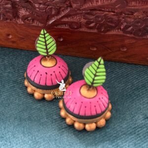 MEDIUM SIZE TERRACOTTA JHUMUKAS MODEL 5