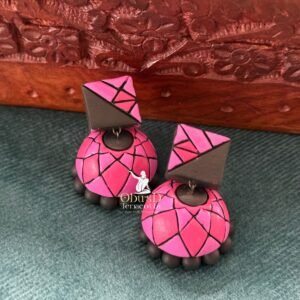 MEDIUM SIZE TERRACOTTA JHUMUKAS MODEL 6