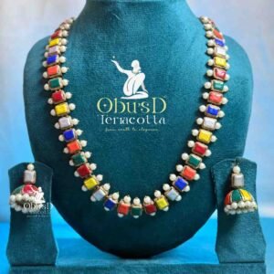 MULTI COLOUR MID LENGTH HARAM