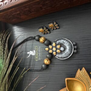 HALF MOON TERRACOTTA JEWELRY SET