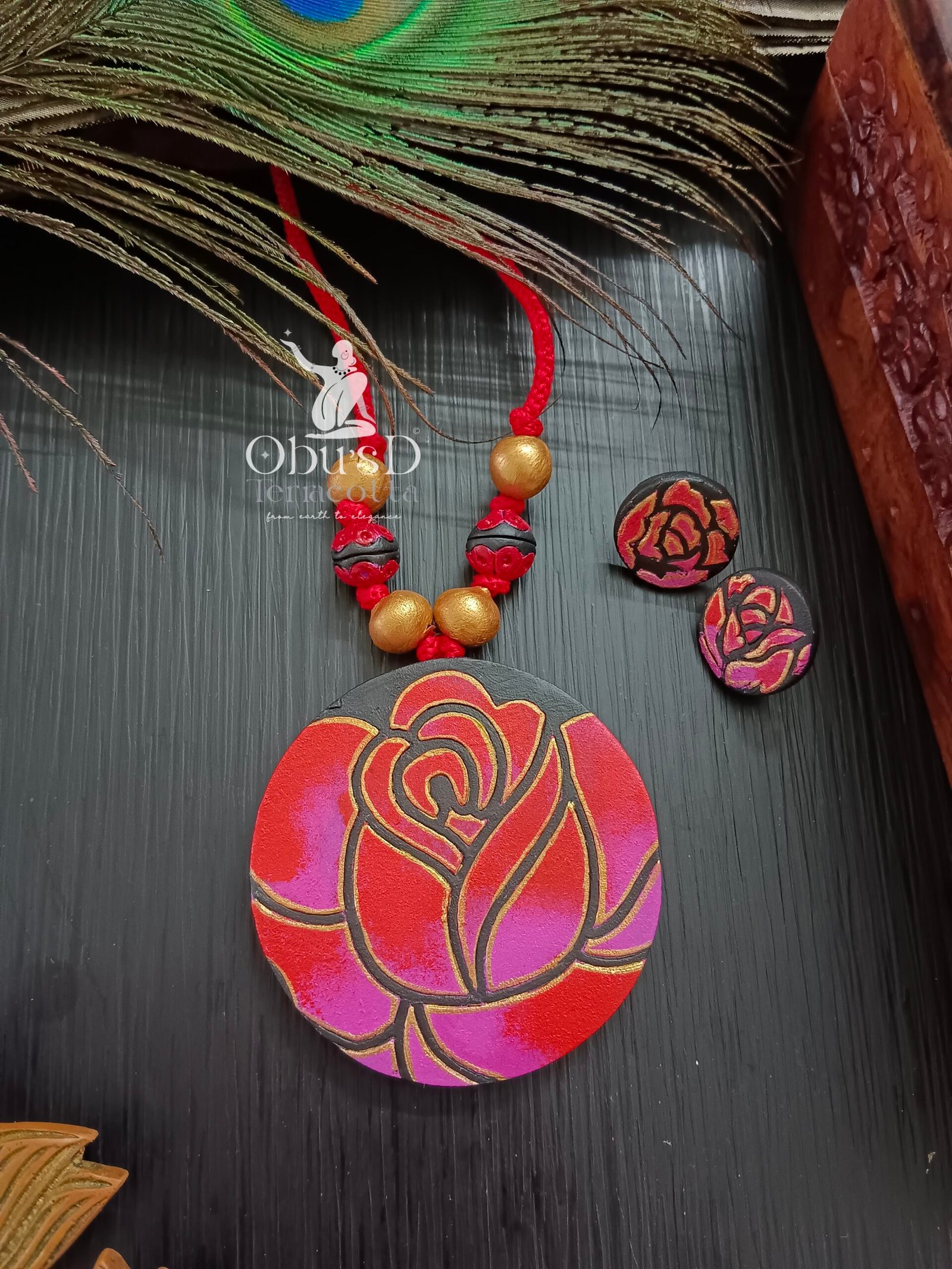 red-rose-terracotta-jewelry-set