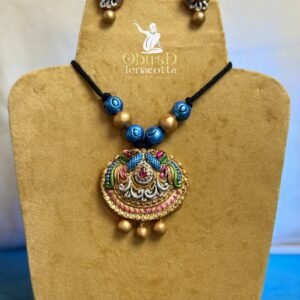 PEACOCK ROYAL TERRACOTTA JEWELRY SET