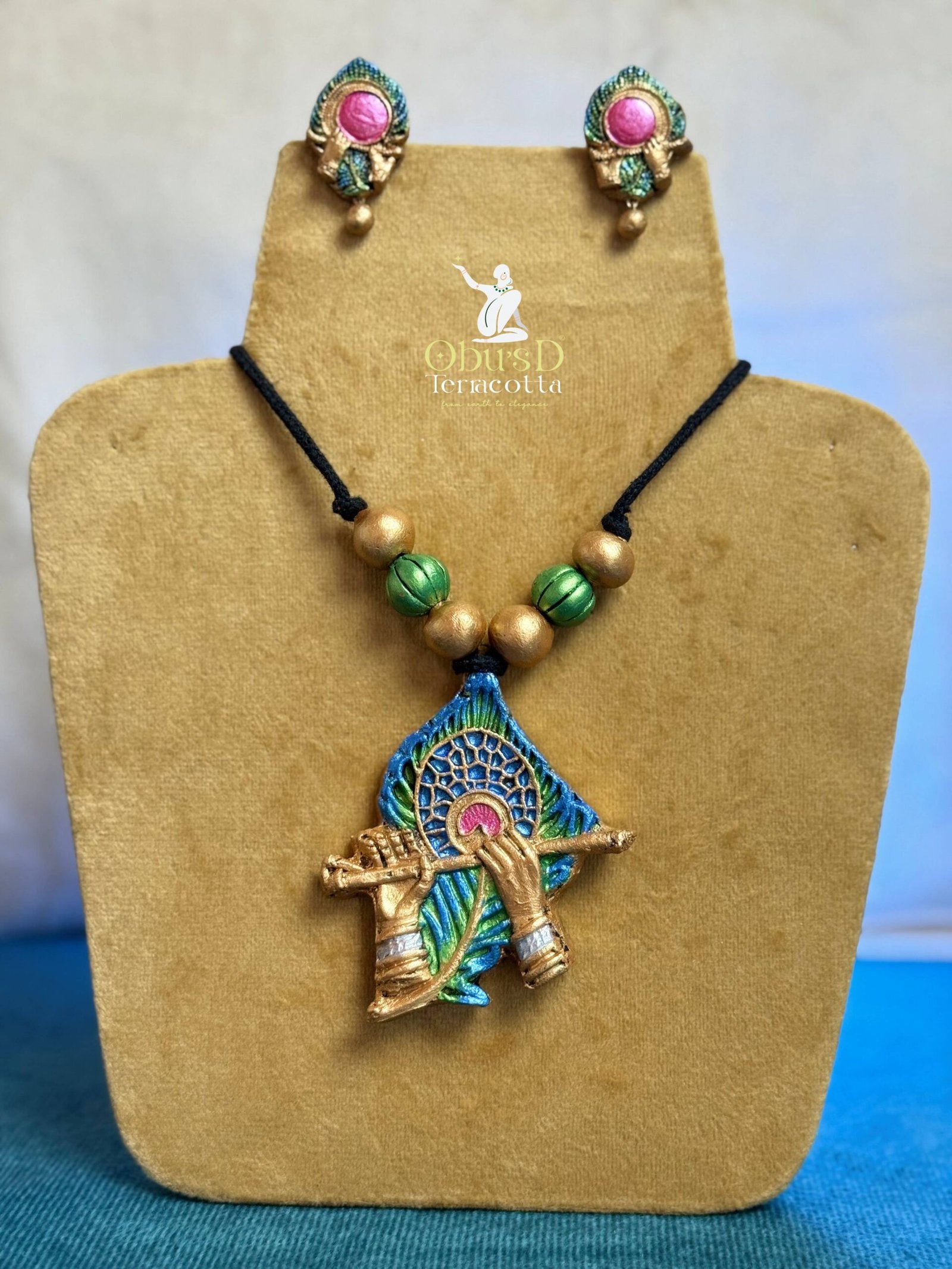 krishna-flute-terracotta-jewelry-set