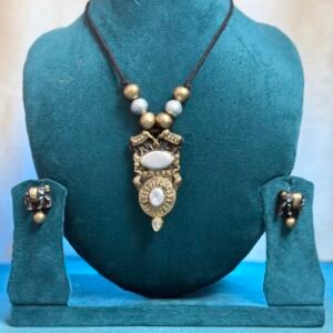 ROYAL ELEPHANT TERRACOTTA JEWELRY SET