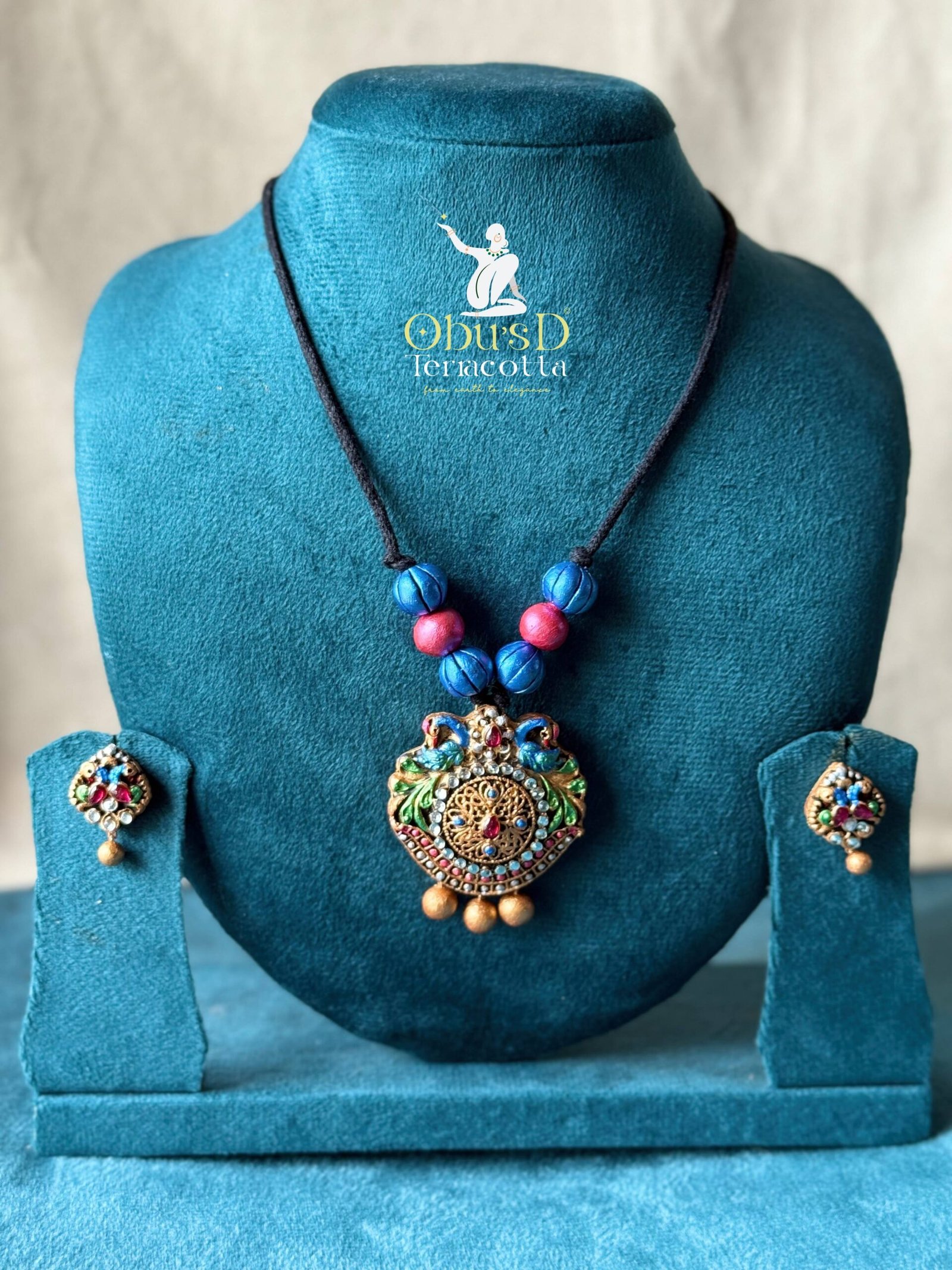 peacock-design-terracotta-jewelry-set-2