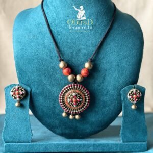 CLASSIC FLORAL TERRACOTTA JEWELRY SET