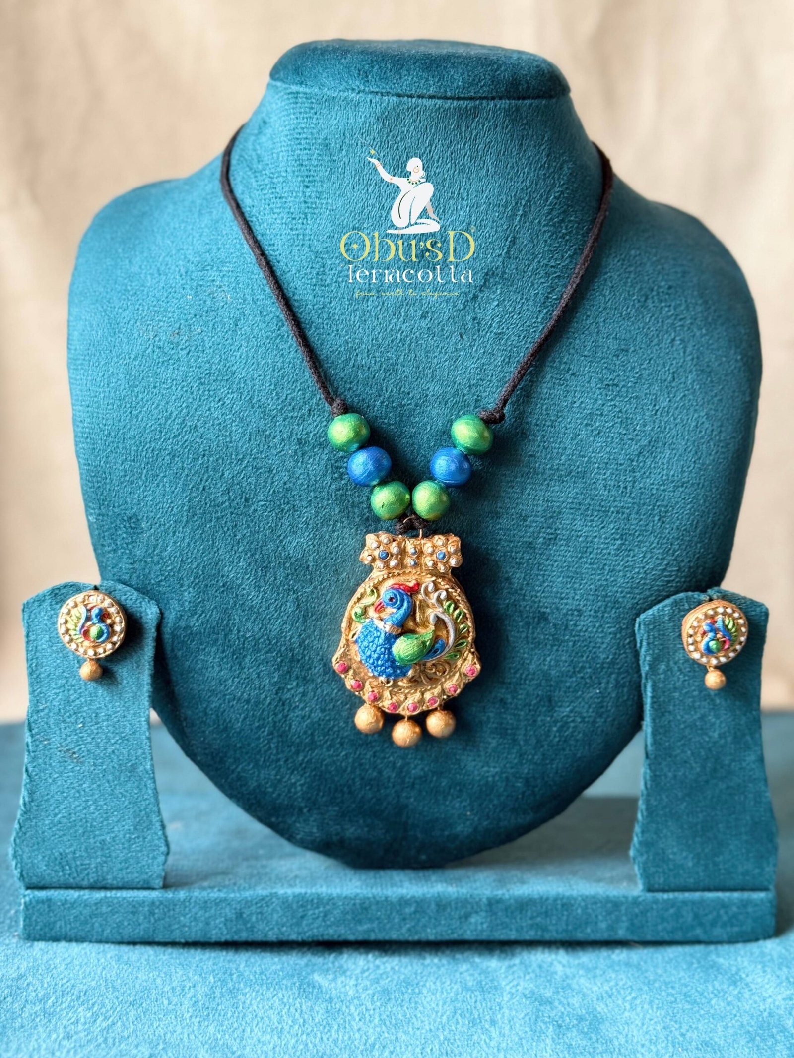 peacock-art-terracotta-jewelry-set