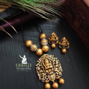 LAKSHMI DESIGN TERRACOTTA JEWELRY SET