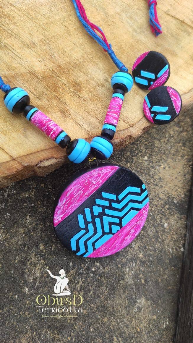 funky-abstract-terracotta-jewelry-set