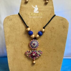 ROYAL FLORAL TERRACOTTA JEWELRY SET